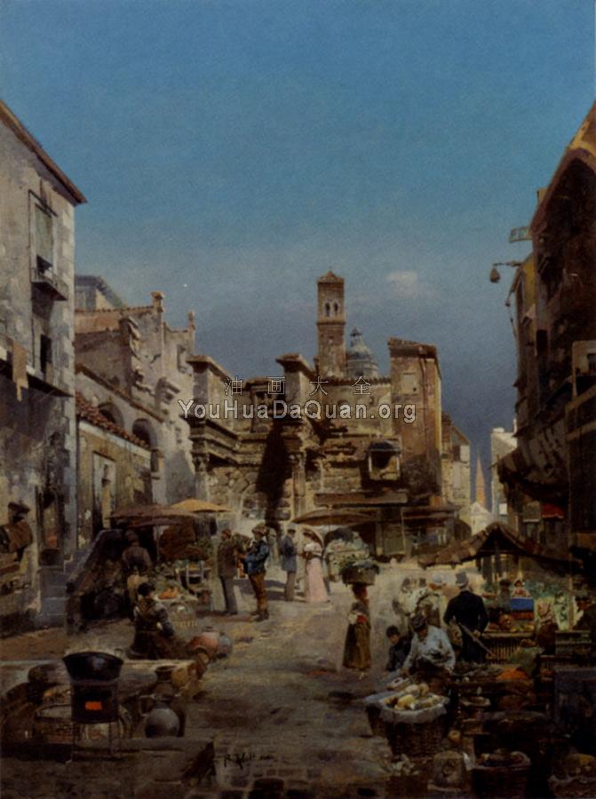 A Market In Italy - 罗伯特·阿勒特